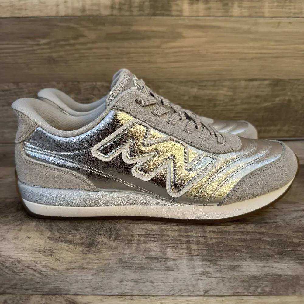 Skechers Mark Nason Street Jogger Driv Womens Silver Slip-On Size 9 New